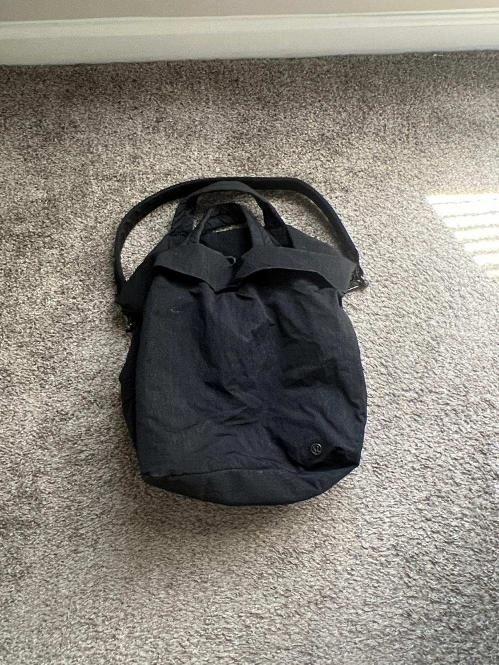 lululemon athletica Black Convertible Tote